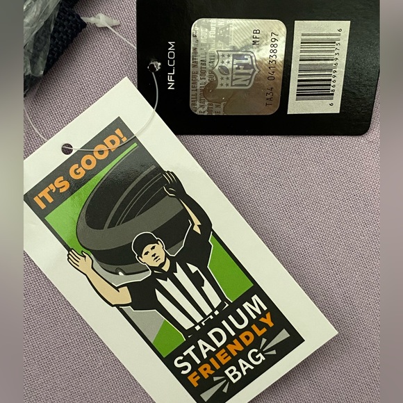 🏈🛍️ Los Angeles LA RAMS Logo
Clear PVC Plastic TOTE BAG -
STADIUM FRIENDLY - Picture 3 of 4